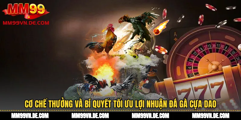 Cơ chế thưởng và bí quyết tối ưu lợi nhuận đá gà cựa dao